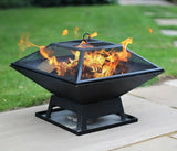 Hortus Square Fire Pit BBQ